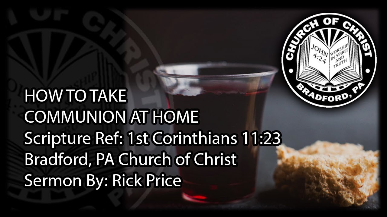 Partaking Of Communion - Minister: Rick Price - YouTube