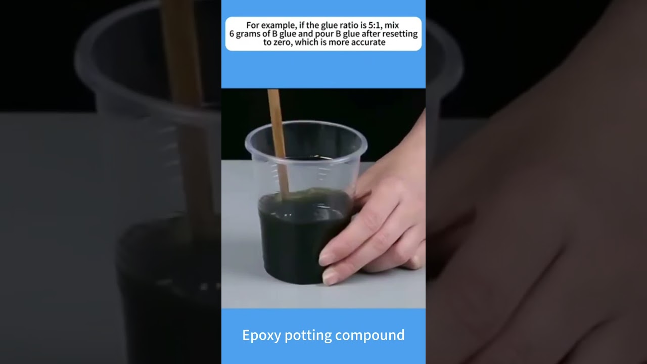 Operation steps for epoxy potting compound
