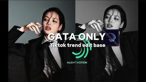 GATA ONLY alightmotion preset(Qr code+preset link +xml)#alightmotion #alightmotionpreset #blackpink
