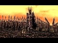 Saurons legions Vs Elves of Middle Earth | 30,000 Unit Total War Cinematic Battle