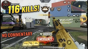 116 KILLS Hardpoint Madness! No Commentary COD Mobile GameLoop 60FPS ⚔️