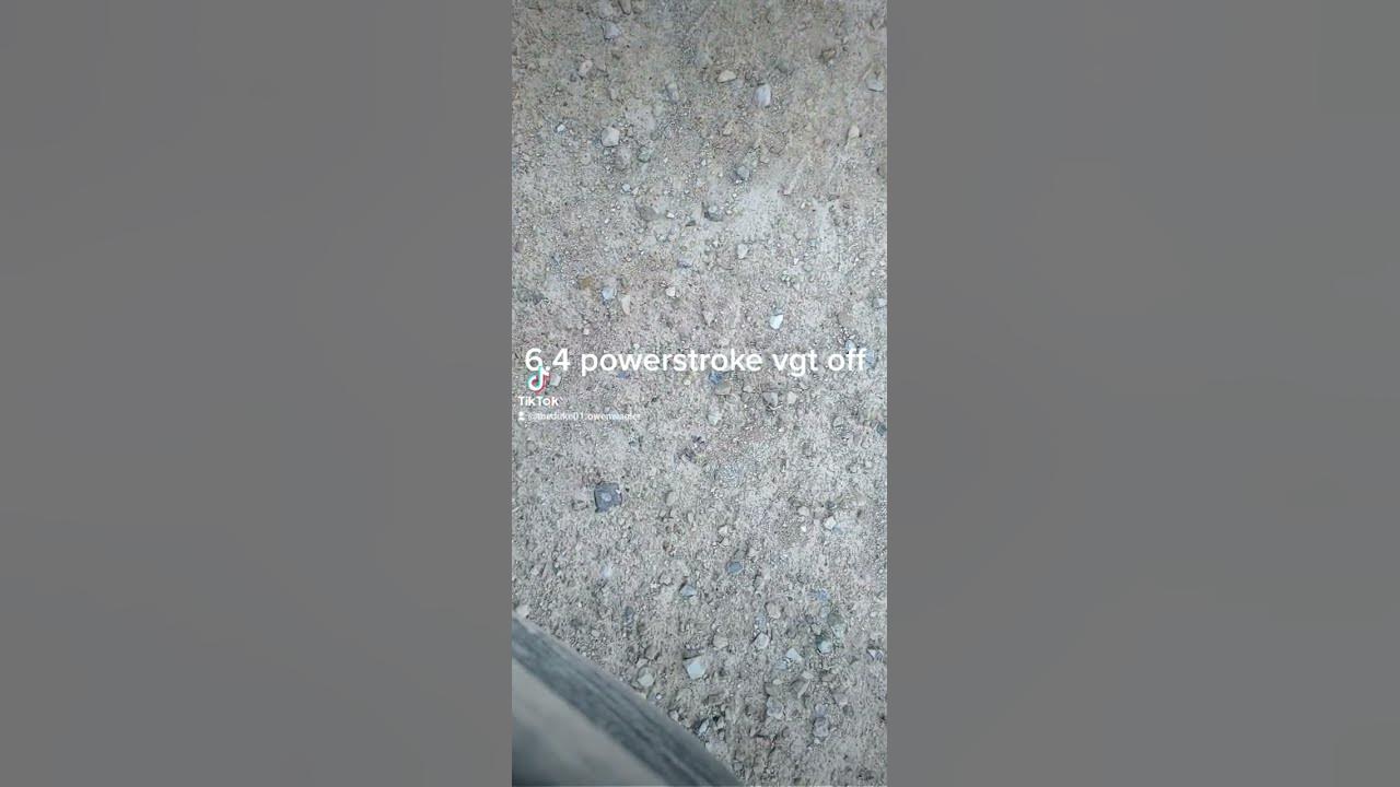 6 4 powerstroke smoke switch vgt off youtube