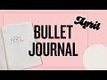 April Bullet Journal Setup | Paola Kassa