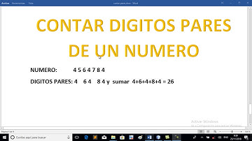 JAVA CONTAR DIGITOS PARES DE UN NUMERO EN JAVA