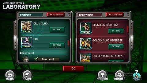 Metal Slug Attack:  All Regular Army Stats Part 08