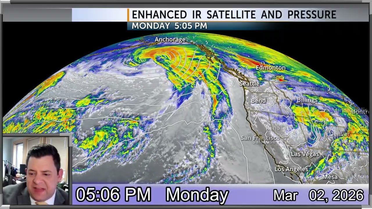 A midweek system brings big cooling, rain and renewed Cascade snow for Central Oregon