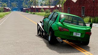 Crazy Rollover Crashes #37 BeamNG Drive