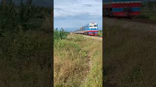 D19E-908 kéo tàu SE18 kép thêm toa An11724 về ga vinh muộn 20p #train #railway #railroad #fyp