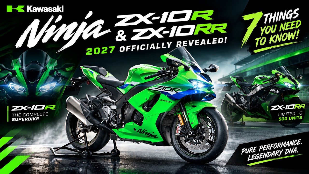 りページ 2027 KAWASAKI NINJA ZX-10R & ZX-10RR: OFFICIALLY REVEALED! - YouTube