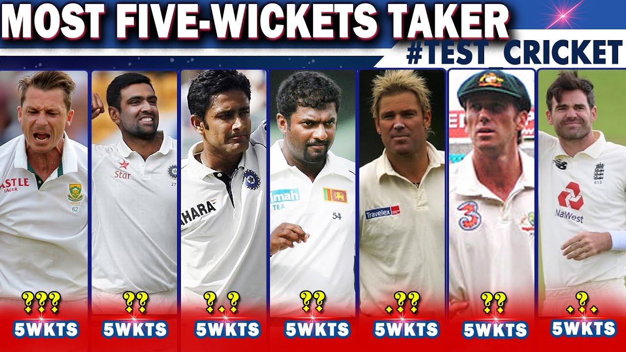 Most Five Wickets In An Innings Test Cricket YouTube Most Five Wickets In An Innings Test Cricket YouTube