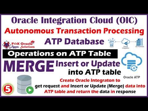 ATP - 5. Insert or Update (Merge) - If Id present in table then update record else insert new record