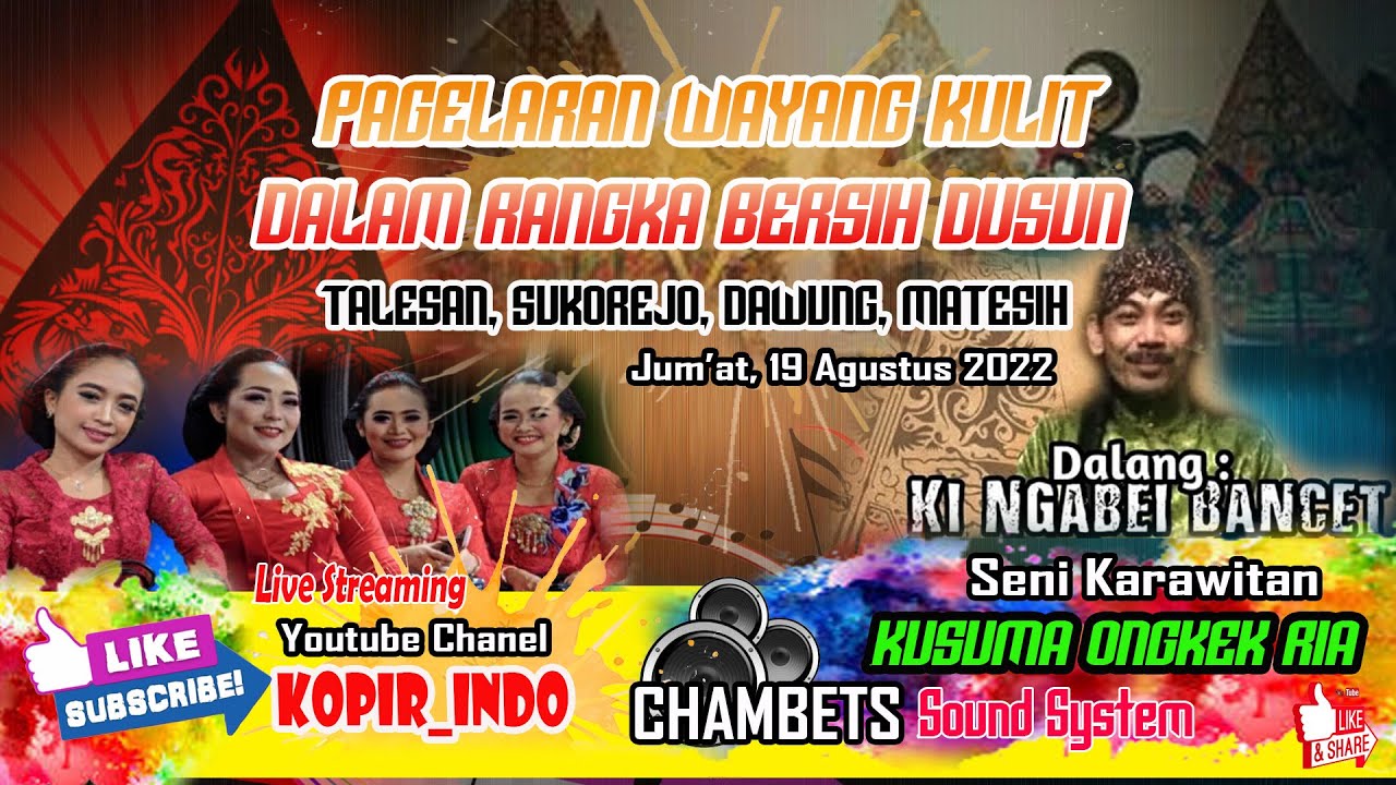 Live  BERSIH DUSUN TALESAN SUKOREJO,DAWUNG,MATESIH,KARANGANYAR