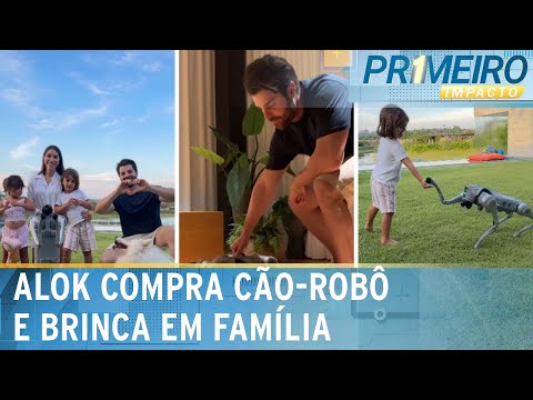 Video alok-compra-cao-robo-e-mostra-interacao-do-pet-com-a-familia-primeiro-impacto-27-02-24