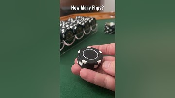 How Many Flips with the OG Pro Poker Chip Stacker 2.0 - EDC Flip Tricks Magnetic Fidget Toy #fidget