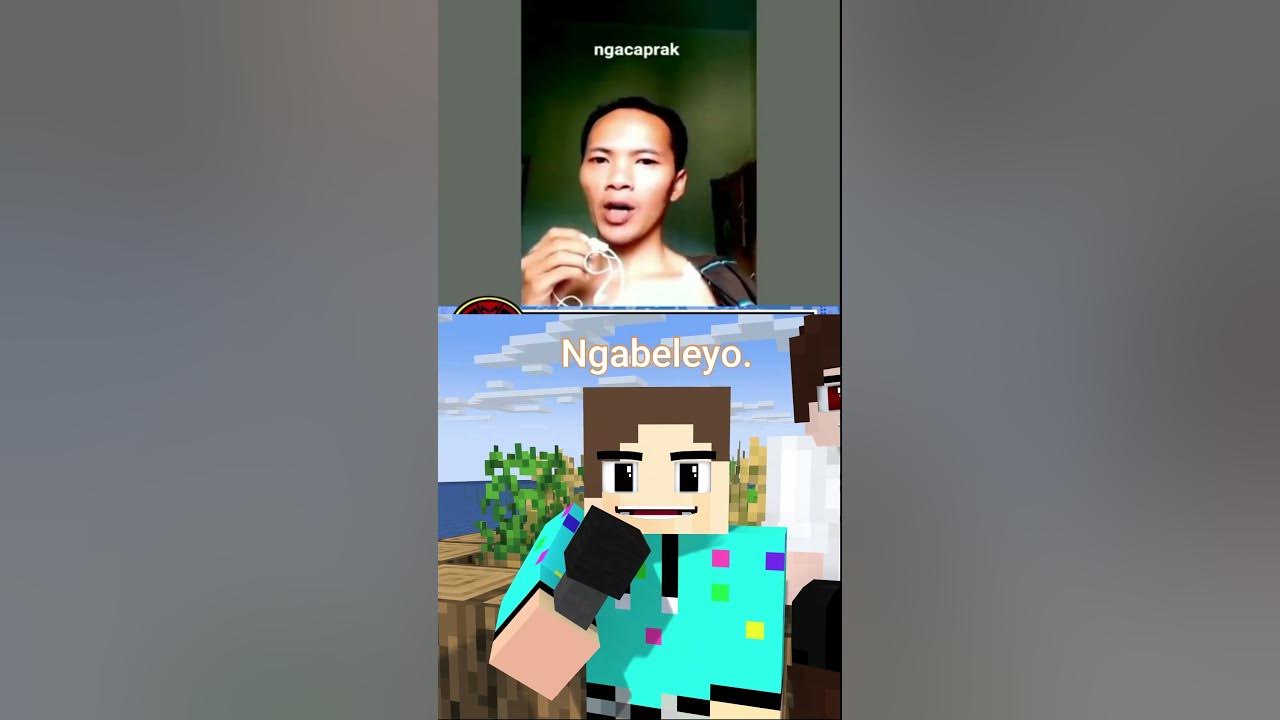 Original VS Animasi - Lomba Ngomong Cepat Bareng Teguh Sugianto - Animasi Minecraft