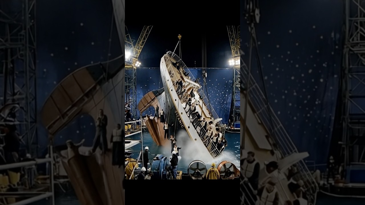 The Titanic rare behind the scenes footage