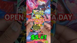 OPEN 1 PACK DAY 103/365 #pokemonchannel #pokemoncards #tradingcards #gengar #pikachu #charizard