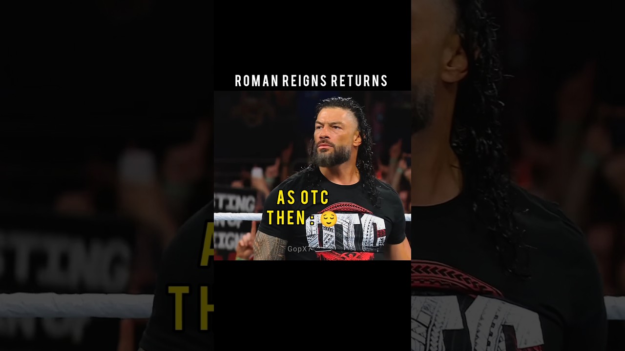 Roman Reigns Returns Then vs Now 🤯 Edit