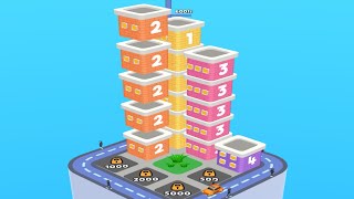 Skyscraper Sort (by Arcade Clan) IOS Gameplay Video (HD)