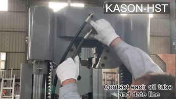 WEW series computer display hydraulic universal testing machine installation process