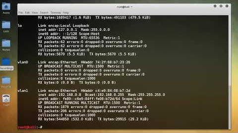 WiFi Wireless Security Tutorial   2   Linux Networking Commands