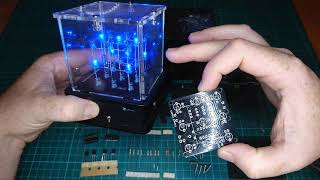 Awesome DIY 3x3x3 LED Matrix - PicoMiniCUBE Kit - Assembly Overview