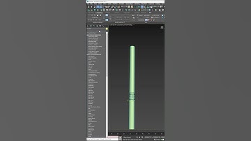 3DS Max Tutorial - Bend Modifier ‎🪱 #shorts
