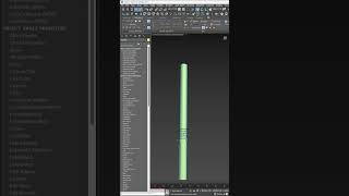 3DS Max Tutorial - Bend Modifier ‎🪱 #shorts