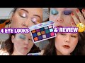 NATASHA DENONA CIRCO LOCO PALETTE- 4 EYE LOOKS & REVIEW!