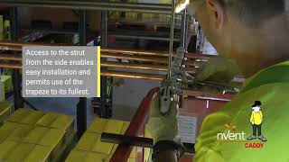 Seismic Bracing Systems: nVent CADDY Lateral Rigid Bracing (PIPE) for Trapeze Applications