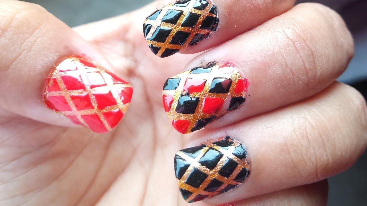 7. Unique Nail Art Techniques with Tape - wide 7