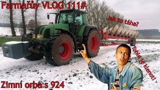 Farmařův VLOG 111# Zimní orba | Fendt Favorit 924