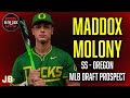 2026 MLB Draft - SS Maddox Molony, Oregon