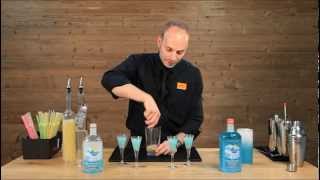 Cocktailrezept Schneeballschlacht - cooler GletscherEis Winter Cocktail