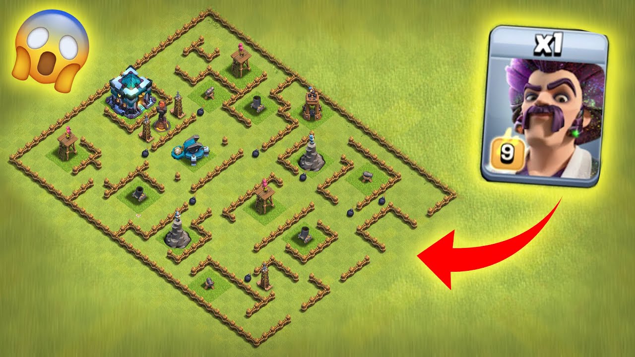 One Troop vs One Maze Base 🔥 | Clash of Clans | *Impossible Maze Base Challenge* | NoLimits