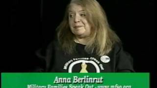 Community Corner: Anna Berlinrut from Military Familes Speak Out