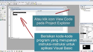 Tutorial Visual Basic 6.0 - Cara Membuat Project Baru dan Simpan Project