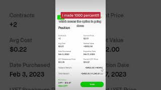 I made 1000% in this Lyft Put option. #stocks #options #calloptions #etf #putoptions #daytrading