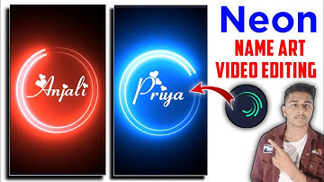 Instagram reels viral name art video editing in alighmtion video editing Name art video kaise banaye