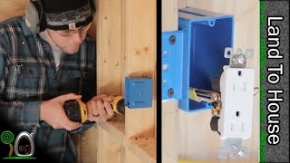 Install Electrical Part 1  Build a Workshop #21
