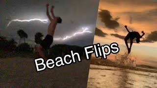 Flipping/Tricking at the Beach