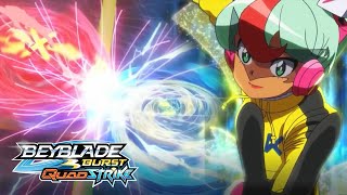 Tidal Break! Xander v. Pri | Episode 9 | BEYBLADE BURST QuadStrike (HD)