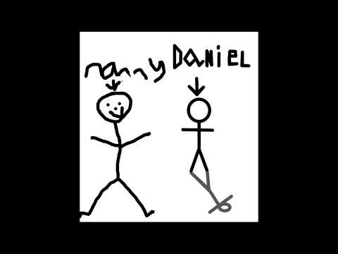 nanny's drawing of a stick man vs my drawing of a stick man