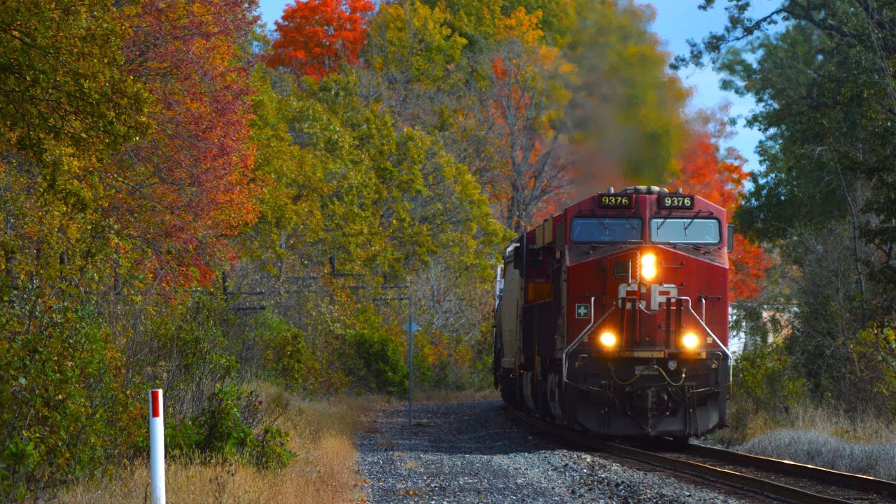 Railfanning at Smiths Falls, Ontario on Thanksgiving 2025.
