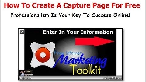 Free Lead Capture Page System - How To Download