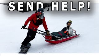 Gnarly Snowboard Crash by Halo Halo Hikers 220 views 2 months ago 2 minutes, 47 seconds