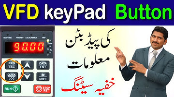 invt vfd keypad button explained | INVT VFD Setting Urdu | invt vfd keypad not working | VFD Price