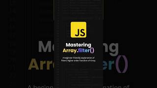 JavaScript Array - filter function | #javascript #coding