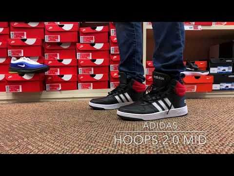 adidas hoops 2.0 bianche