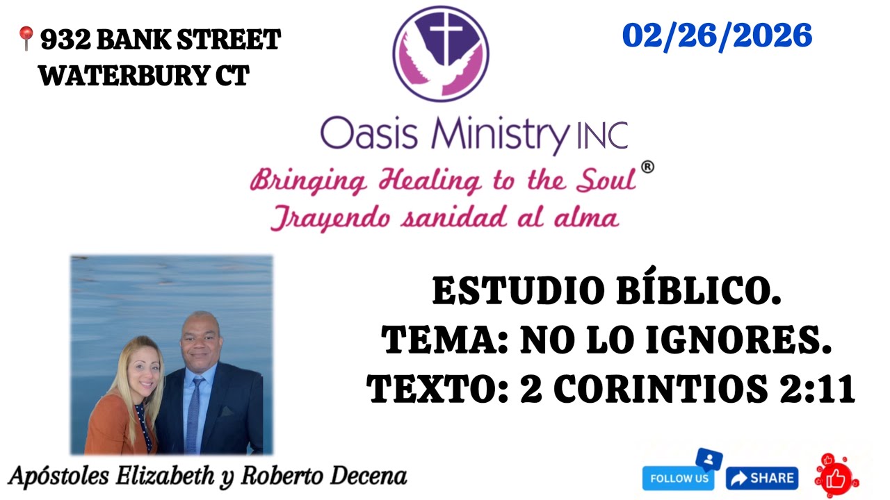 ESTUDIO BÍBLICO. TEMA: NO LO IGNORES. TEXTO: 2 CORINTIOS 2:11